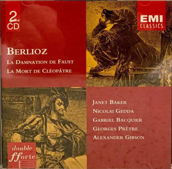 Hector Berlioz / Janet Baker / Nicolai Gedda / Gabriel Bacquier / Choeur National De L'Opera De Paris / Orchestre De Paris / London Symphony Orchestra / Georges Pretre / Alexander Gibson - Damnation De Faust / Cleopatre (CD)