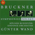 Anton Bruckner / Kolner Rundfunk-Sinfonie-Orchester / Gunter Wand - Bruckner: Symfonies Nos. 8 & 9 (CD)