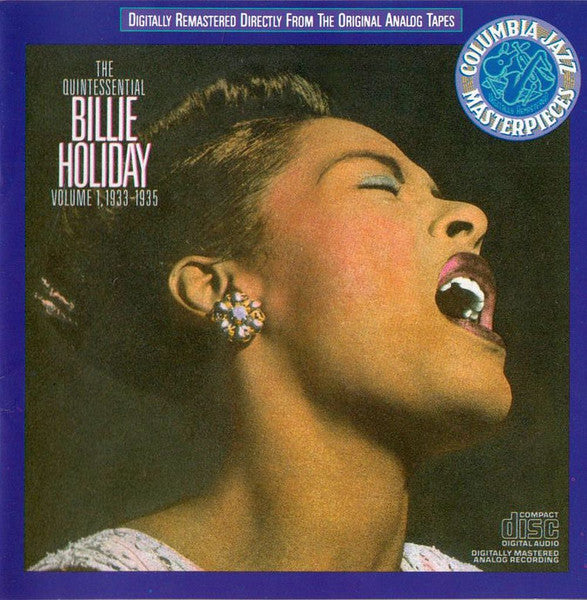 Billie Holiday - The Quintessential Billie Holiday, Vol.1: 1933-1935 (CD)
