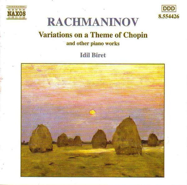 RACHMANINOV - Variations on a Theme of Chopin & Other Pno Works (CD)