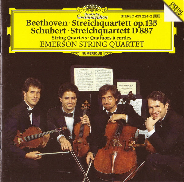 Schubert - Beethoven: String Quartet No. 16, Op. 135 / Schubert: String Quartet in G Major, D. 887 (CD)
