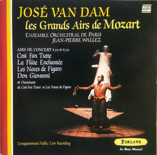 Jose van Dam / Ensemble Orchestral De Paris / Jean-Pierre Wallez - Mozart-Arien Jose' Van Dam Live Recording Gala-Concert (CD)