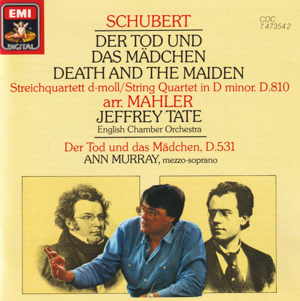 Franz Schubert / Gustav Mahler / Jeffrey Tate / English Chamber Orchestra / Ann Murray - Death and the Maiden (CD)