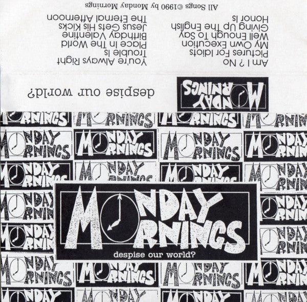 Monday Mornings - Despise Our World? (CD)
