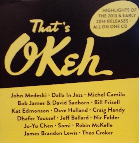 That'S Okeh (CD)