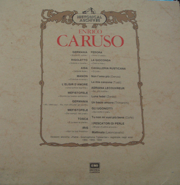 Enrico Caruso - 1902-1904 Opera Arias & Songs (CD)