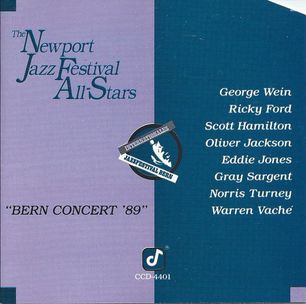 The Newport Jazz Festival All-Stars / George Wein / Ricky Ford / Scott Hamilton / Oliver Jackson / Eddie Jones / Gray Sargent / Norris Turney / Warren Vache - Newport Jazz Festival All Stars - Bern Concert '89 (CD)
