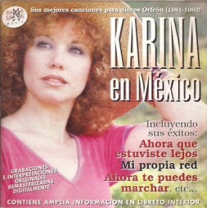 Karina - Karina En Mexico (Sus Mejores Canciones Para Disco (CD)