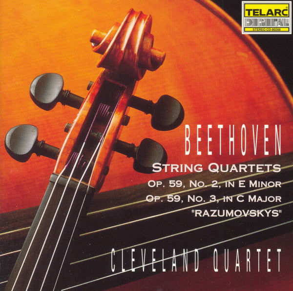 Beethoven - Beethoven: String Quartets, Op.59, No. 2 & 3 (CD)