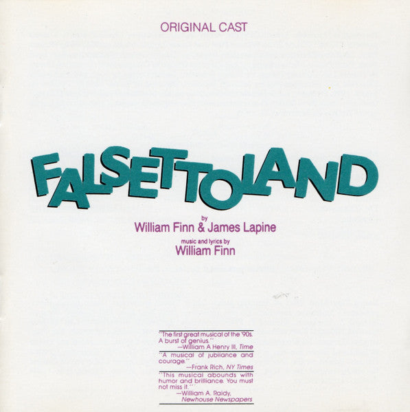 William Finn / James Lapine - Original Cast (CD)