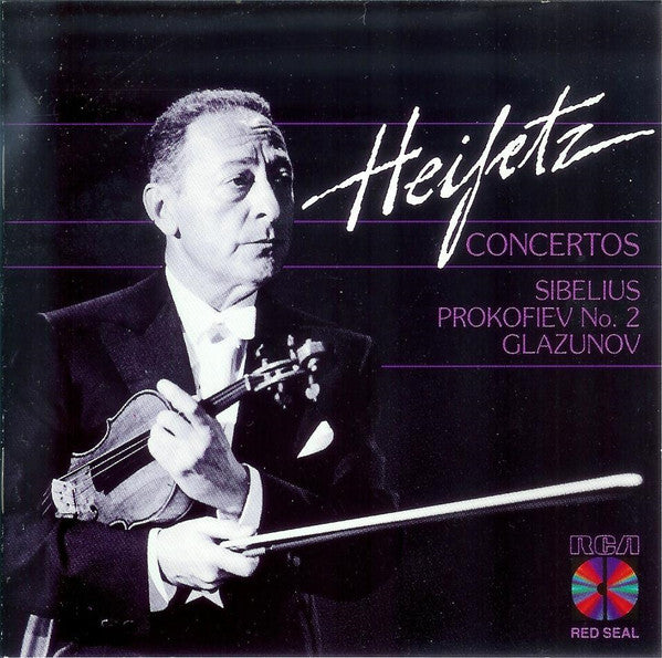 Jean Sibelius / Sergei Prokofiev / Alexander Glazunov / Jascha Heifetz - Heifetz - Concertos: Sibelius Prokofiev No. 2 Glazunov (CD)