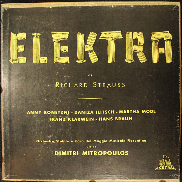 Richard Strauss / Anny Konetzni / Martha Modl / Daniza Ilitsch / Hans Braun / Orchestra Del Maggio Musicale Fiorentino / Coro Del Maggio Musicale Fiorentino / Dimitri Mitropoulos - Elektra (Mitropolous) (CD)