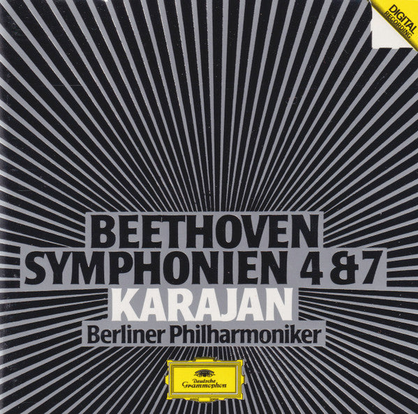 Ludwig van Beethoven / Herbert von Karajan / Berliner Philharmoniker - Beethoven Symphonies Nos. 4 & 7 (CD)