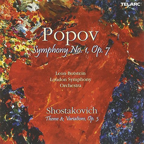 Popov - Popov: Symphony No. 1, Op. 7 / Shostakovich: Theme & Variations, Op. 3 (CD)