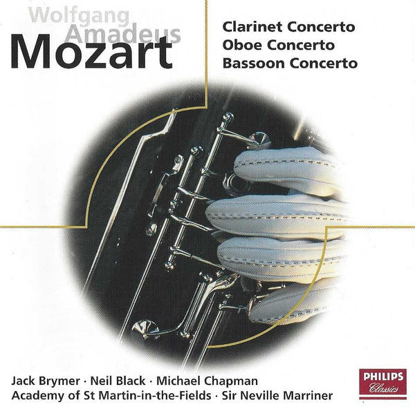 Wolfgang Amadeus Mozart / Jack Brymer / Neil Black / Michael Chapman / The Academy Of St. Martin-in-the-Fields / Sir Neville Marriner - Clarinet, Bassoon & Oboe (CD)