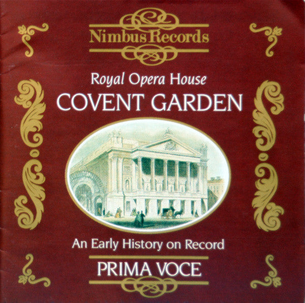 Prima Voce: Covent Garden 1904-1939 (CD)