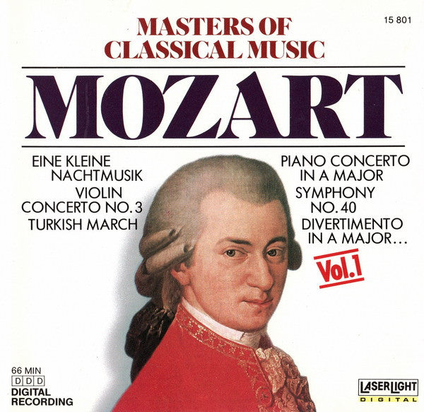 Wolfgang Amadeus Mozart - Masters Of Classical Music: Mozart (CD)