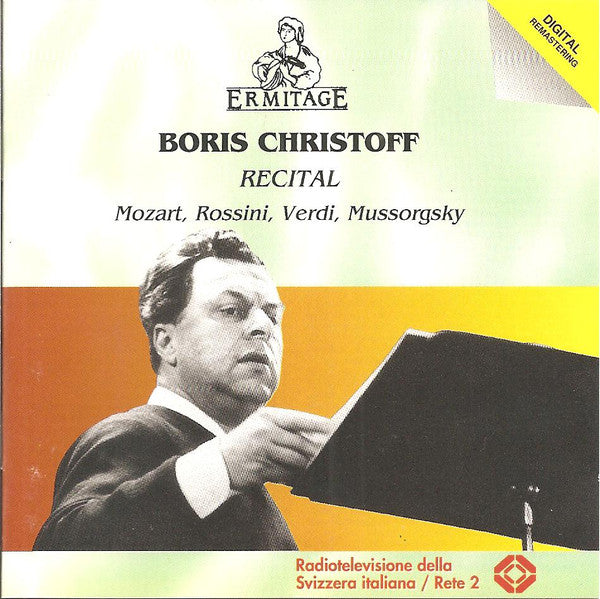 Boris Christoff / Wolfgang Amadeus Mozart / Gioacchino Rossini / Giuseppe Verdi / Modest Mussorgsky - Boris Christoff Recital (CD)