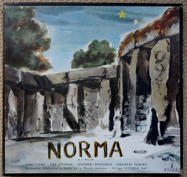 Vincenzo Bellini / Gina Cigna / Ebe Stignani / Giovanni Breviaro / Tancredi Pasero / Coro Dell'EIAR / Orchestra Sinfonica Dell'Eiar / Vittorio Gui - Norma 1937 (CD)