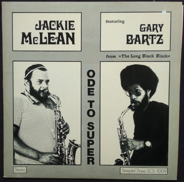 Jackie McLean / Gary Bartz - Ode to Super (CD)