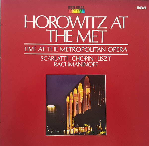 Vladimir Horowitz / Domenico Scarlatti / Frederic Chopin / Franz Liszt / Sergei Rachmaninoff - Horowitz at the Met (CD)