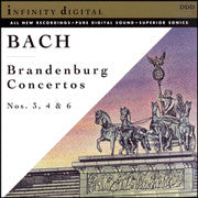 Johann Sebastian Bach - Bach: Brandenburg Concertos Nos. 3, 4 & 6 (CD)