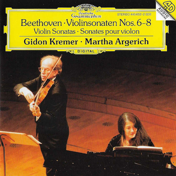 Ludwig van Beethoven / Gidon Kremer / Martha Argerich - Beethoven: Violin Sonatas Nos. 6-8 / Kremer, Argerich (CD)