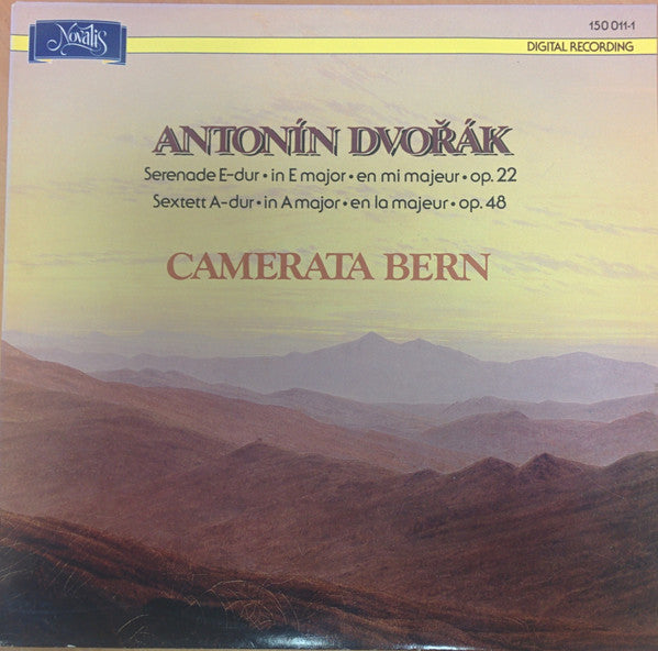 Dvorak - Camerata Bern - Serenade for Strings Op. 22 in E Major / Sextet for Strings Op. 48 in a Major (CD)