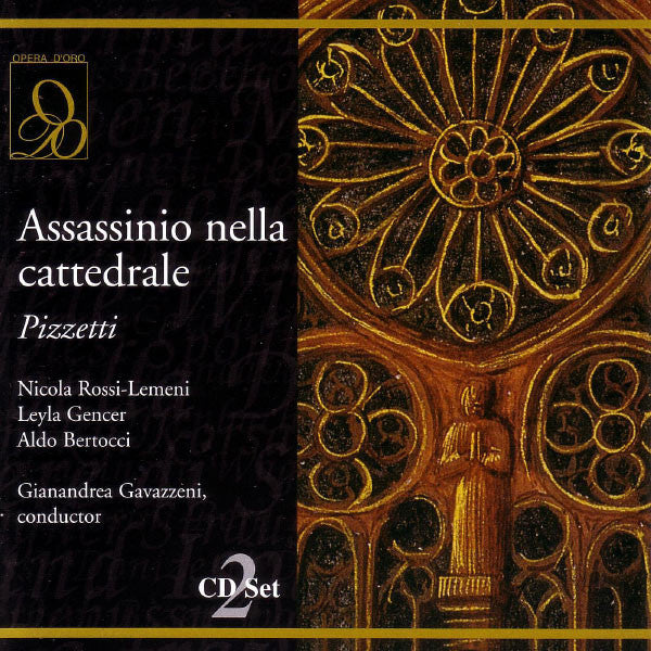 Ildebrando Pizzetti / Nicola Rossi-Lemeni / Leyla Gencer / Aldo Bertocci / Gianandrea Gavazzeni - Assasinio Nella Cattedrale (CD)