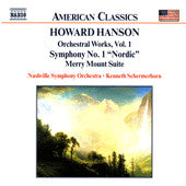 Hanson - Howard Hanson: Orchestral Works, Vol. 1: Symphony No. 1 (Nordic) / Merry Mount Suite (CD)