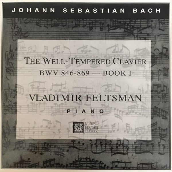 Johann Sebastian Bach / Vladimir Feltsman - The Well-Tempered Clavier (BWV 846-869 - Book 1) (CD)