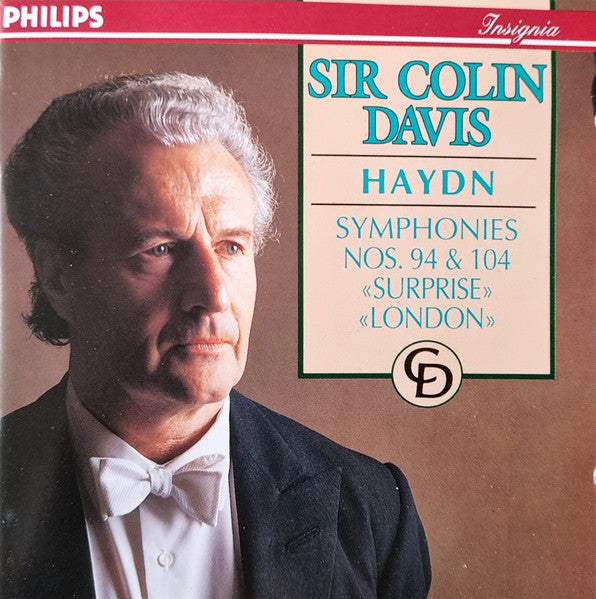 Joseph Haydn / Sir Colin Davis / Concertgebouworkest - Symphonies 94 & 104 (CD)