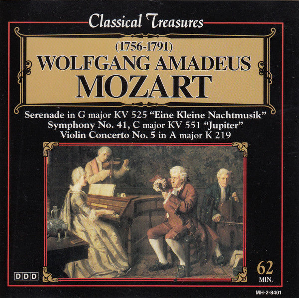 Mozart - Classical Treasures: Wolfgang Amadeus Mozart (CD)