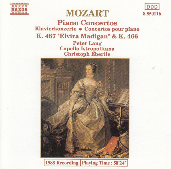 Wolfgang Amadeus Mozart / Peter Lang / Capella Istropolitana / Christoph Eberle - Piano Concertos (CD)