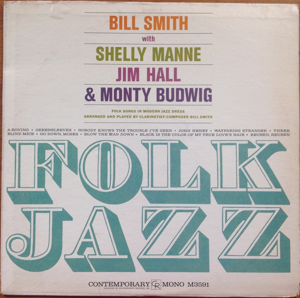 Bill Smith Quartet - Folk Jazz (CD)