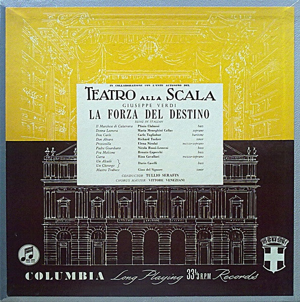 Maria Callas / Richard Tucker / Carlo Tagliabue / Nicola Rossi-Lemeni / Elena Nicolai / Coro Del Teatro Alla Scala / Orchestra Del Teatro Alla Scala / Tullio Serafin - Verdi: La Forza Del Destino (CD)