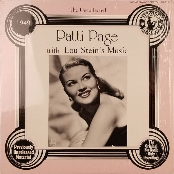 Patti Page / Lou Stein Quartet - Lou Stein's Music (CD)