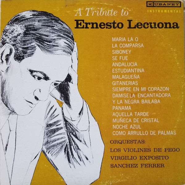 Orquesta Violines De Pego / Virgilio Exposito / Orquesta Sanchez Ferrer - TRIBUTO A ERNESTO LECUONA (CD)