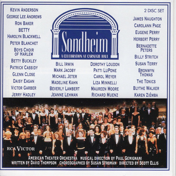 Sondheim - A Celebration at Carnegie Hall (1992 Concert Cast) - Soundtrack (CD)