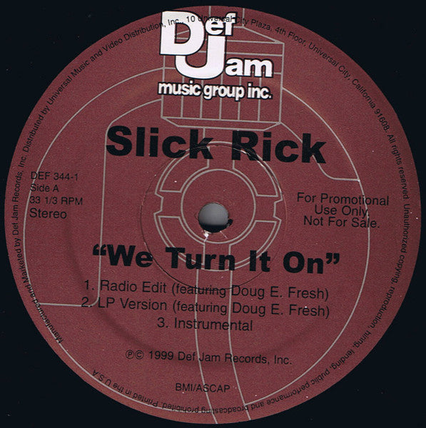Slick Rick - We Turn It On [Vinyl] (Vinyl)