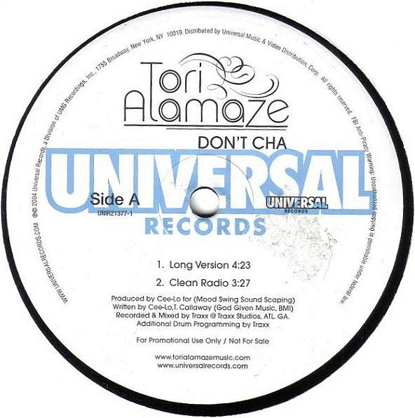 Tori Alamaze - Don't Cha (CD)
