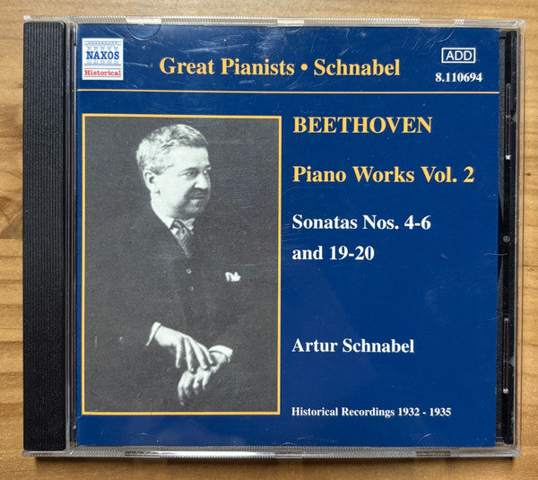 Artur Schnabel / Ludwig van Beethoven - Piano Works-Vol. 2 (CD)