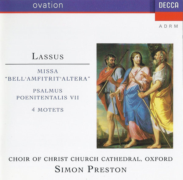 Roland de Lassus / The Choir Of Christ Church Cathedral / Simon Preston - De Lassus: Missa Bell' Amfitri (CD)