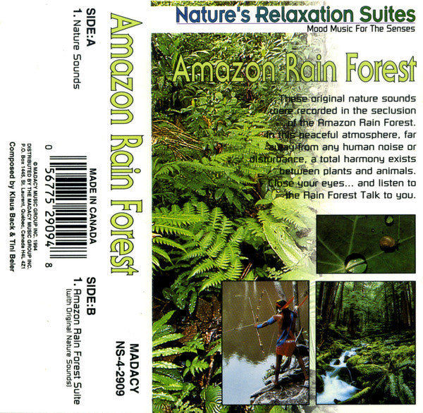 Klaus Back & Tini Beier - Nature's Relaxation Suites: Amazon Rain Forest (CD)