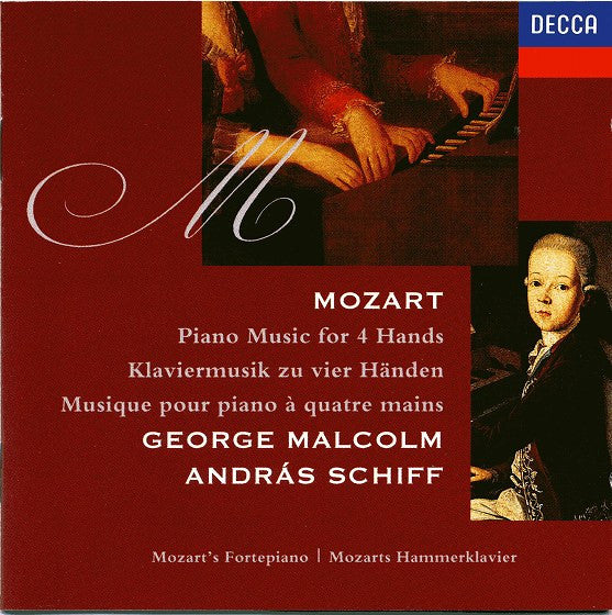 Wolfgang Amadeus Mozart / George Malcolm / Andras Schiff - Mozart: Piano Music For 4 Hand (CD)