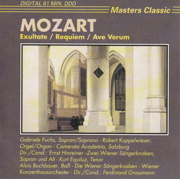 Exultate / Requiem / Ave Verum (CD)