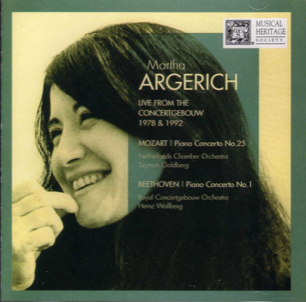 Mozart - Live from the Concertgebouw, 1978 & 1992 - Mozart: Piano Concerto No. 25, K. 503 / Beethoven: Piano Concerto No. 1, Op. 15 (CD)