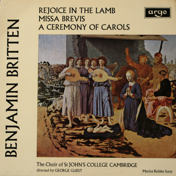 Benjamin Britten / St. John's College Choir / George Guest - Britten: A Ceremony of Carols, Rejoice in Lamb, Missa Brevis, Te Deum, Jubilate (CD)