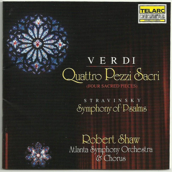Verdi: Quattro Pezzi Sacri (Four Sacred Pieces) / Stravinsky: Symphony of Psalms (CD)