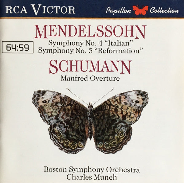 Mendelssohn-Bartholdy - Mendelssohn: Symphonies Nos. 4 & 5 / Schumann: Manfred Overture, Op. 115 (CD)